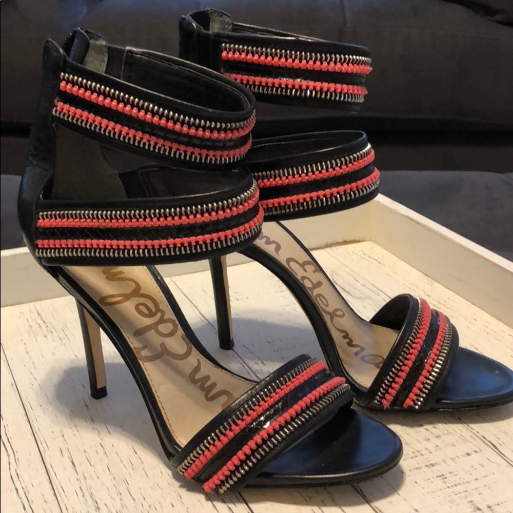 Sam Edelman high heels with double straps